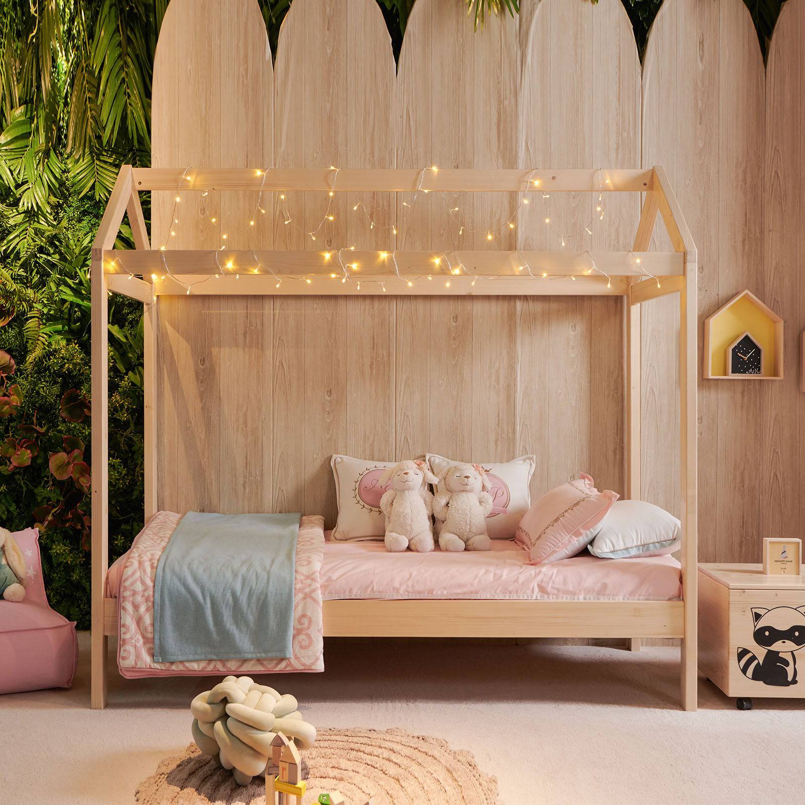 Dream House Kids Bed Hk-C002 Hy-Zp04 -  Cribs | سرير أطفال دريم هاوس - ebarza Furniture UAE | Shop Modern Furniture in Abu Dhabi & Dubai - مفروشات ايبازرا في الامارات | تسوق اثاث عصري وديكورات مميزة في دبي وابوظبي