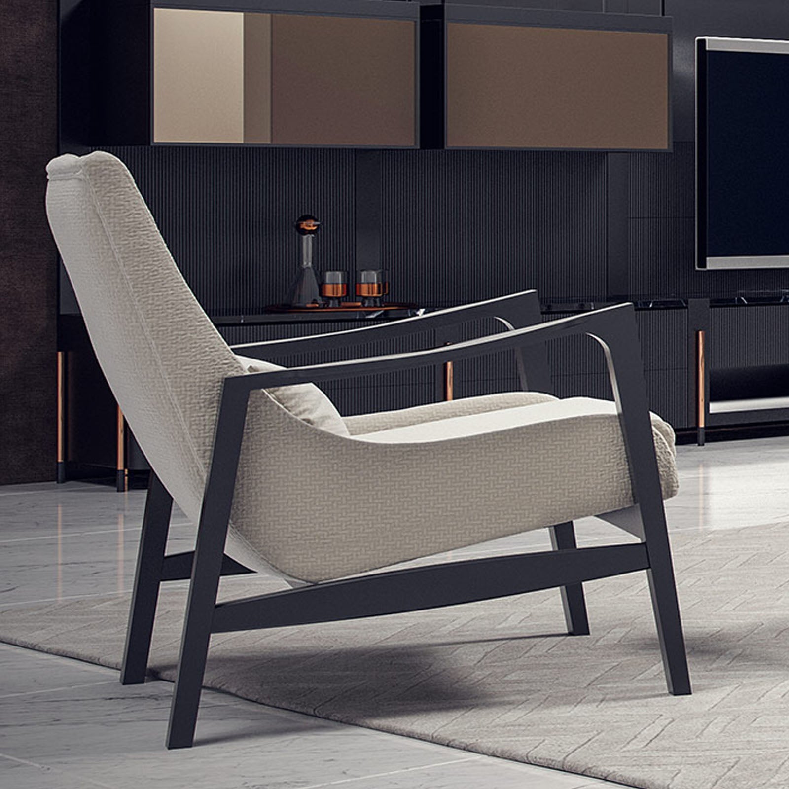 Display Item - Bronx Lounge Chair Bronx-001YAS -  USED ITEM | قطعة من المعرض - كرسي صالة برونكس - ebarza Furniture UAE | Shop Modern Furniture in Abu Dhabi & Dubai - مفروشات ايبازرا في الامارات | تسوق اثاث عصري وديكورات مميزة في دبي وابوظبي