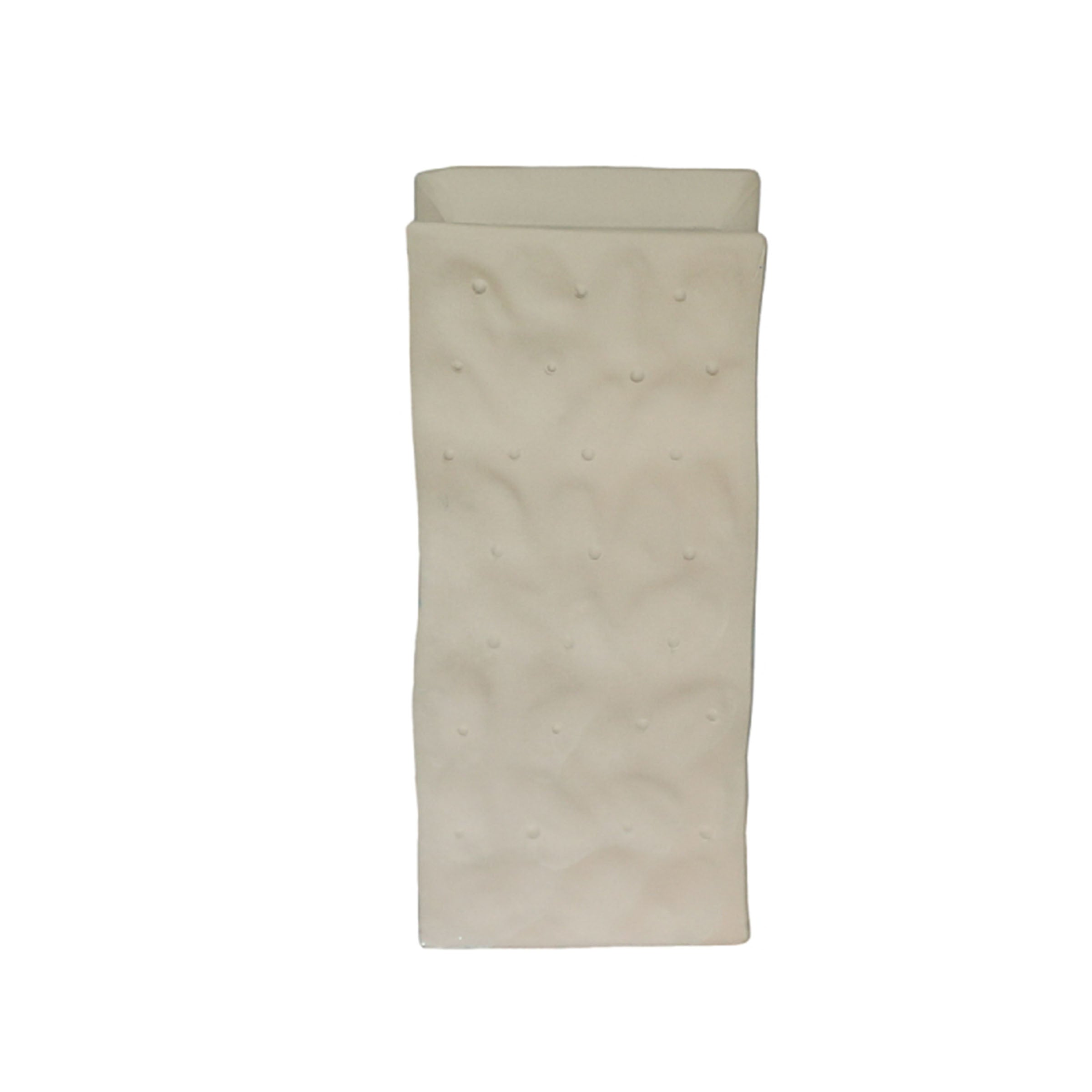 Light brown textured vase with earthy finish, designed by BEACON, ideal for home decor and floral arrangements.