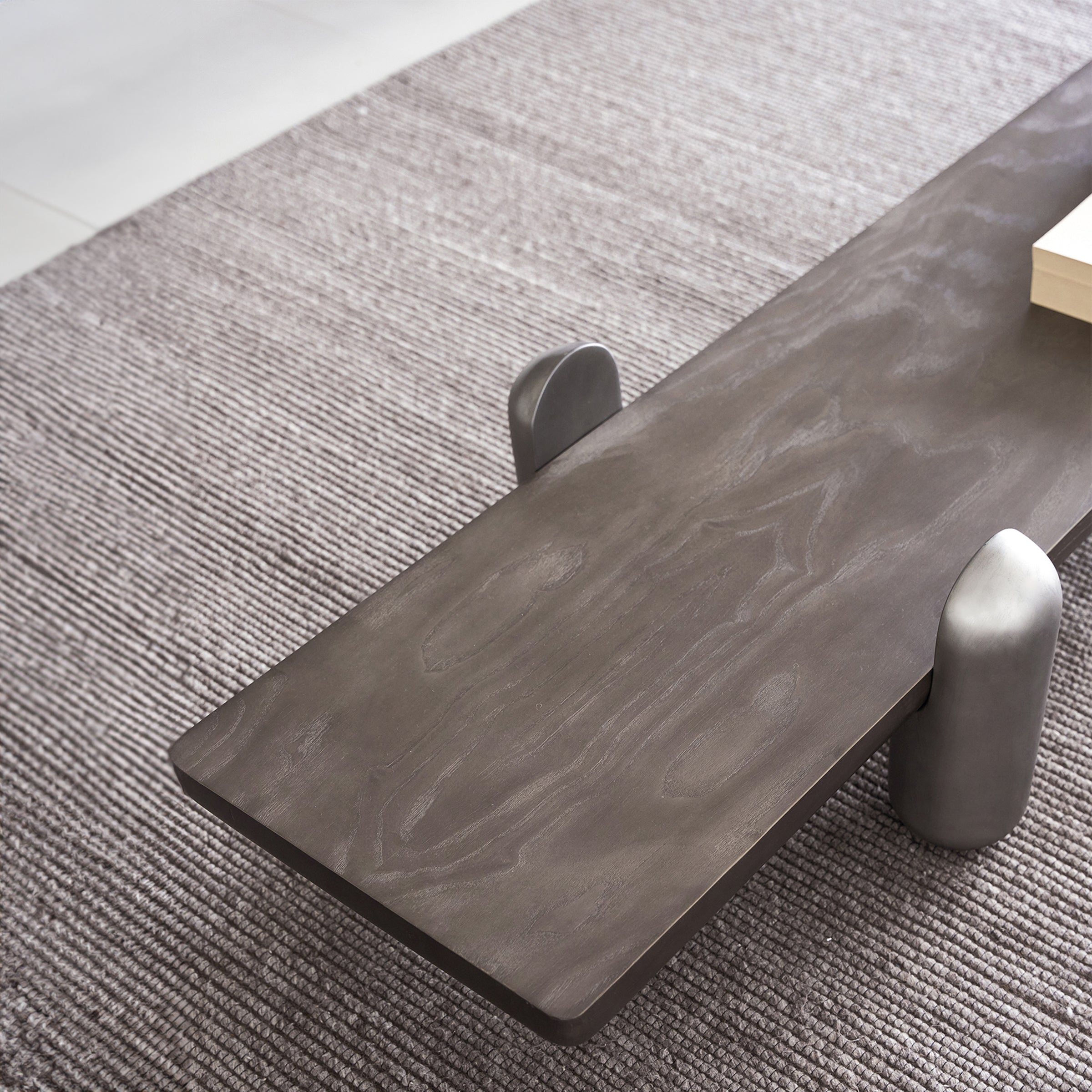 Ebarza Coffee Table BMBO-CJ80206 by BEACON, modern wood and metal coffee table with clean lines and minimalist design.
