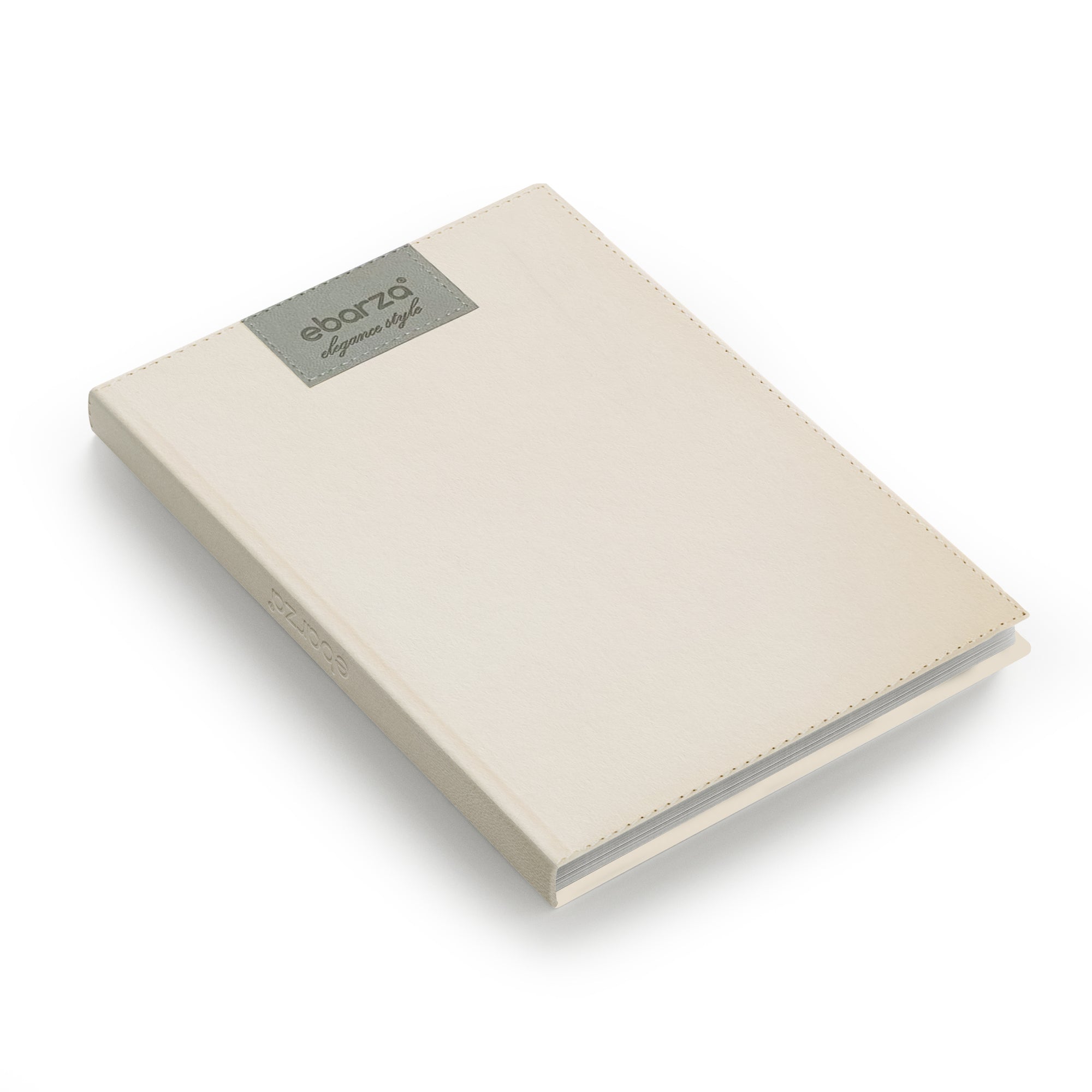 ebarza Elegance Style Logo Diary/Book 25-53 - Beige -  Decorative Books & Magazines - ebarza Furniture UAE | Shop Modern Furniture in Abu Dhabi & Dubai - مفروشات ايبازرا في الامارات | تسوق اثاث عصري وديكورات مميزة في دبي وابوظبي