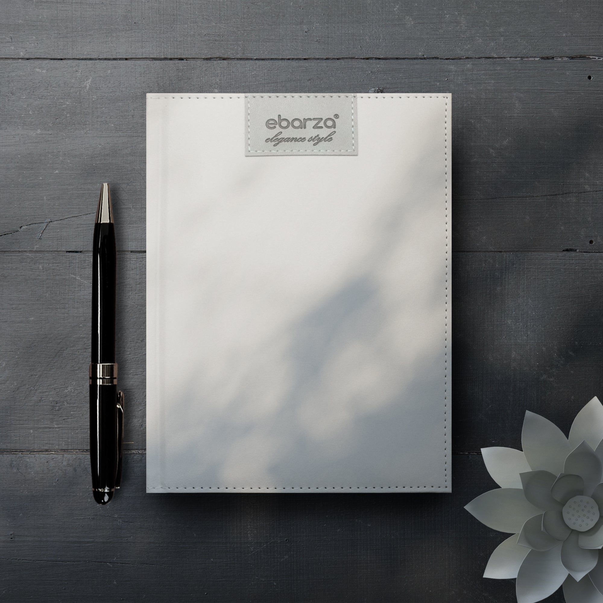 ebarza Elegance Style Logo Diary/Book 25-53 - Beige -  Decorative Books & Magazines - ebarza Furniture UAE | Shop Modern Furniture in Abu Dhabi & Dubai - مفروشات ايبازرا في الامارات | تسوق اثاث عصري وديكورات مميزة في دبي وابوظبي