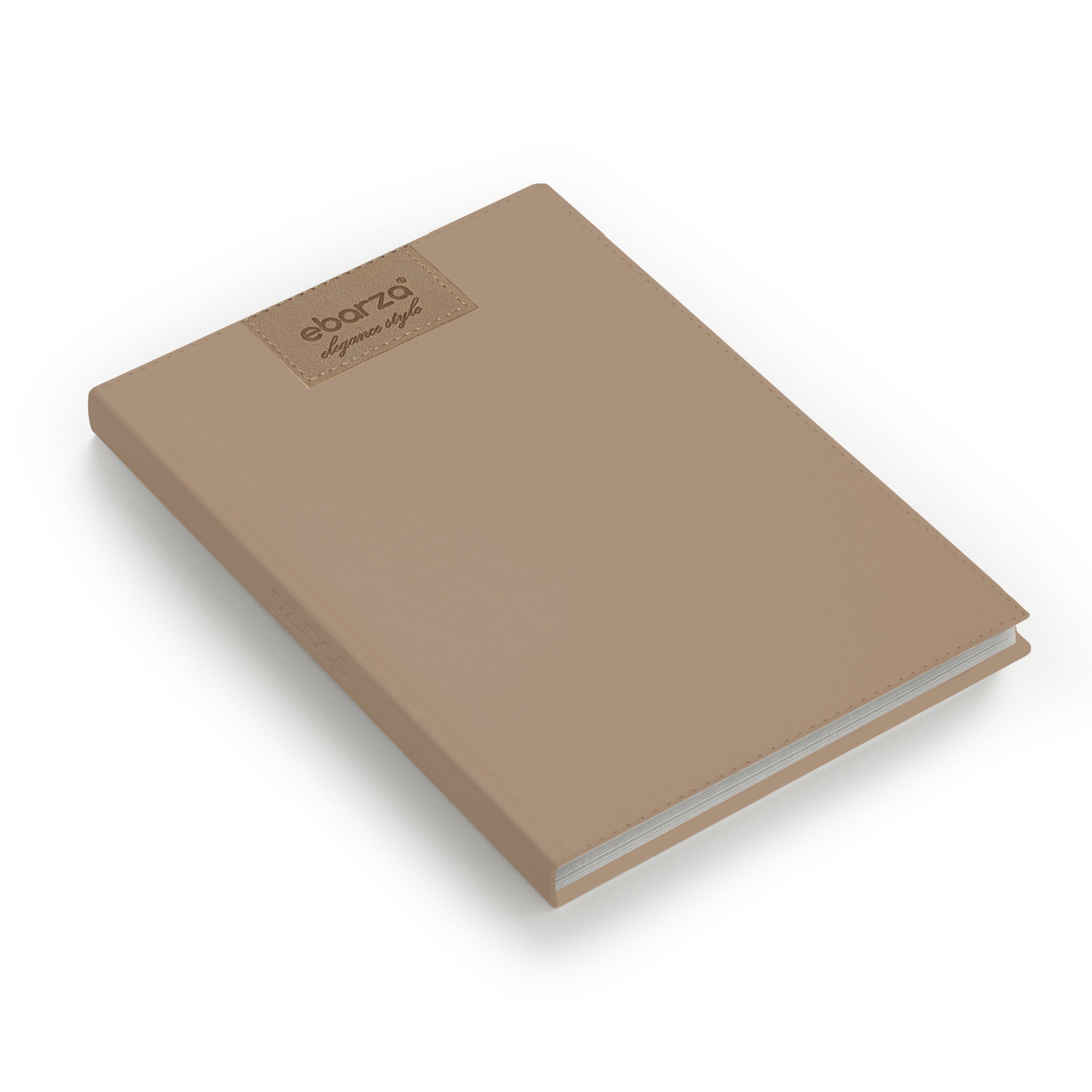 Ebarza Elegance Style Logo Diary/Book 25-53 - Brown -  Decorative Books & Magazines - ebarza Furniture UAE | Shop Modern Furniture in Abu Dhabi & Dubai - مفروشات ايبازرا في الامارات | تسوق اثاث عصري وديكورات مميزة في دبي وابوظبي