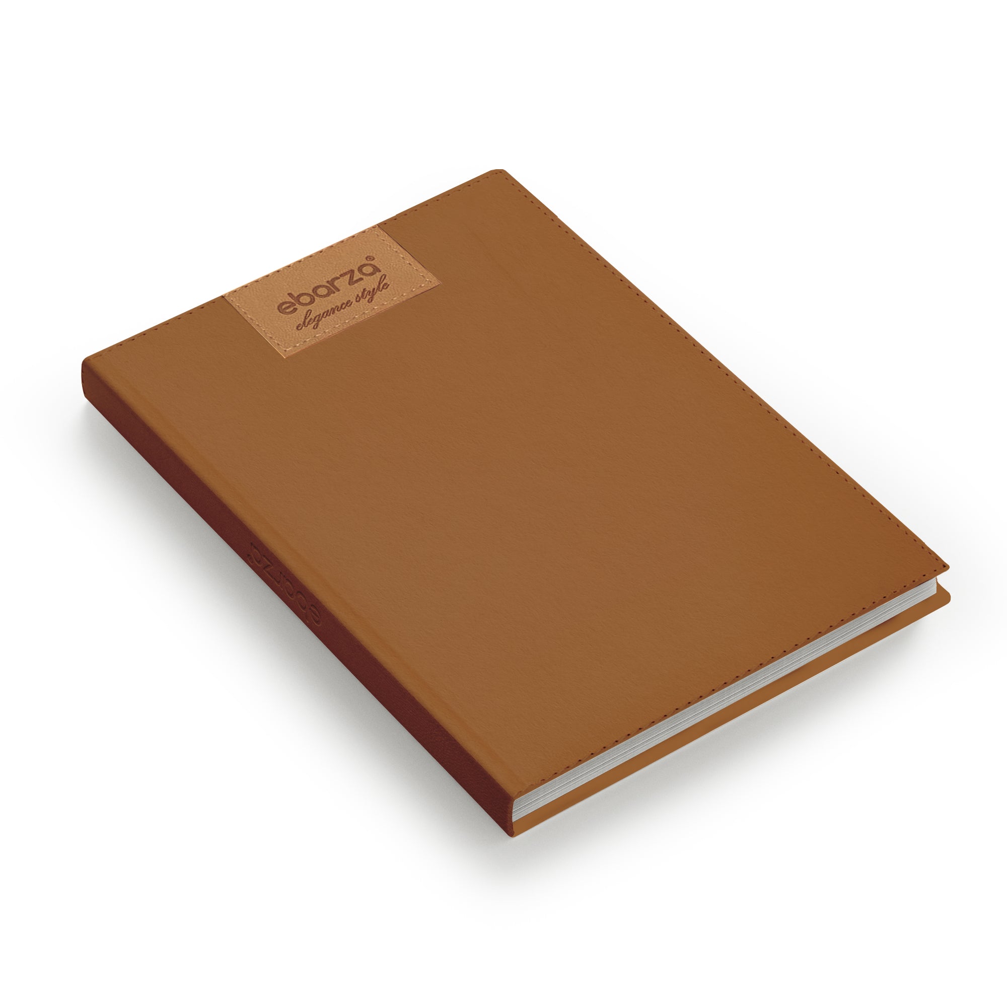 ebarza Elegance Style Logo Diary/Book 25-53 - Orange -  Decorative Books & Magazines - ebarza Furniture UAE | Shop Modern Furniture in Abu Dhabi & Dubai - مفروشات ايبازرا في الامارات | تسوق اثاث عصري وديكورات مميزة في دبي وابوظبي