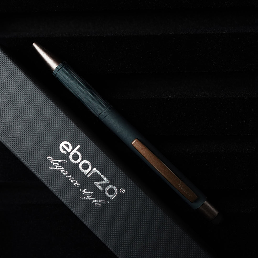 Gray BEACON Ebarza Pen B3023-1 with sleek design, featuring a comfortable grip and smooth writing tip.