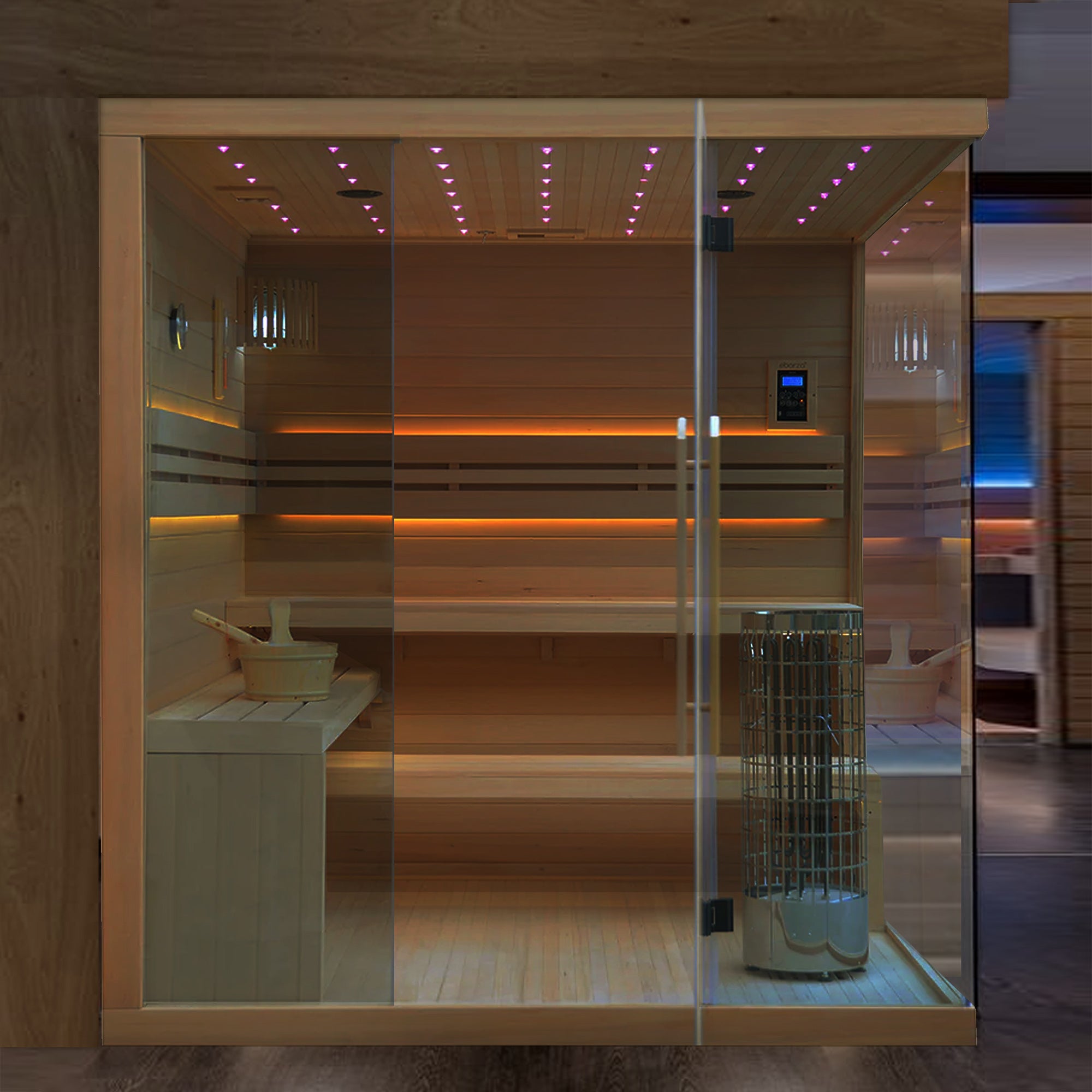 EBARZA SAUNA ROOM LM-T03B -  Sauna Room - ebarza Furniture UAE | Shop Modern Furniture in Abu Dhabi & Dubai - مفروشات ايبازرا في الامارات | تسوق اثاث عصري وديكورات مميزة في دبي وابوظبي