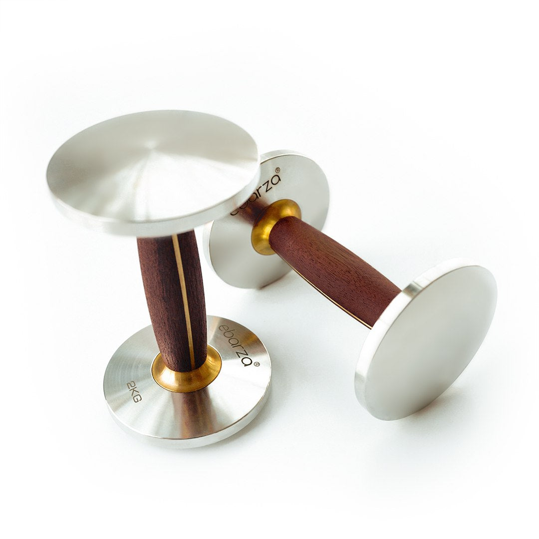 Ebarza stainless walnut 2kg dumbbell from BEACON, heavy weight dumbbell with a sleek walnut finish for home workouts.