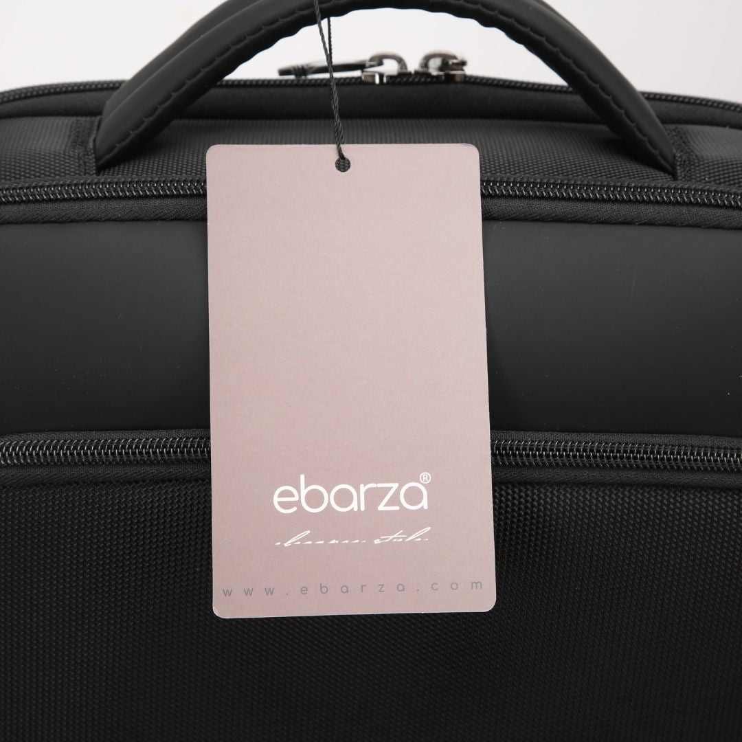 Ebarza travel backpack from BEACON featuring multiple compartments, durable straps, and a sleek design for travelers.