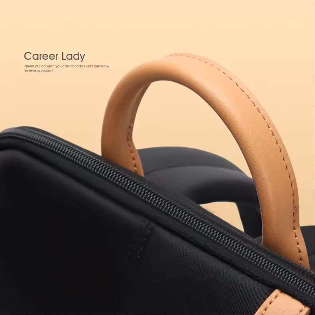 Ebarza traveling bag by Beacon, sturdy luggage with multiple compartments, zipper closure, and durable fabric for travel.