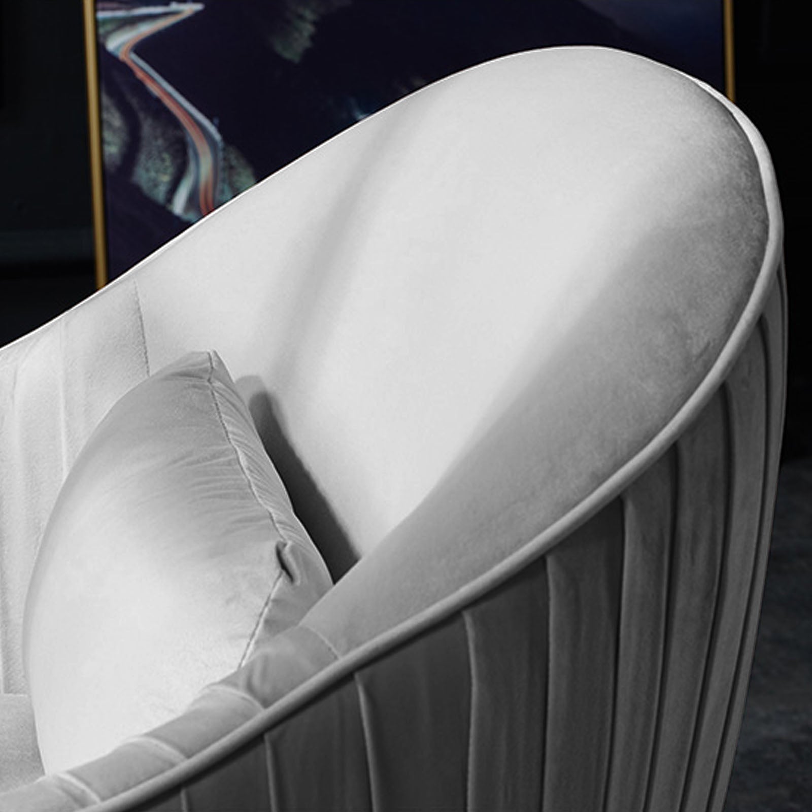 DISPLAY ITEM -  Bergen Lounge Chair Tg-216-P-Nakheel -  USED ITEM | قطعة من المعرض - كرسي صالة بيرغن - ebarza Furniture UAE | Shop Modern Furniture in Abu Dhabi & Dubai - مفروشات ايبازرا في الامارات | تسوق اثاث عصري وديكورات مميزة في دبي وابوظبي