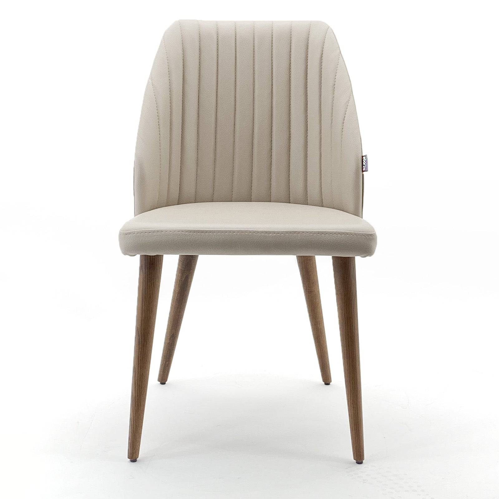 Eco Nirvana Diva Solid Ash Wood Chair Eco-W-2618(Aura) -  Chairs | كرسي من ايكو نيرفانا ديفا من الخشب الصلب - ebarza Furniture UAE | Shop Modern Furniture in Abu Dhabi & Dubai - مفروشات ايبازرا في الامارات | تسوق اثاث عصري وديكورات مميزة في دبي وابوظبي