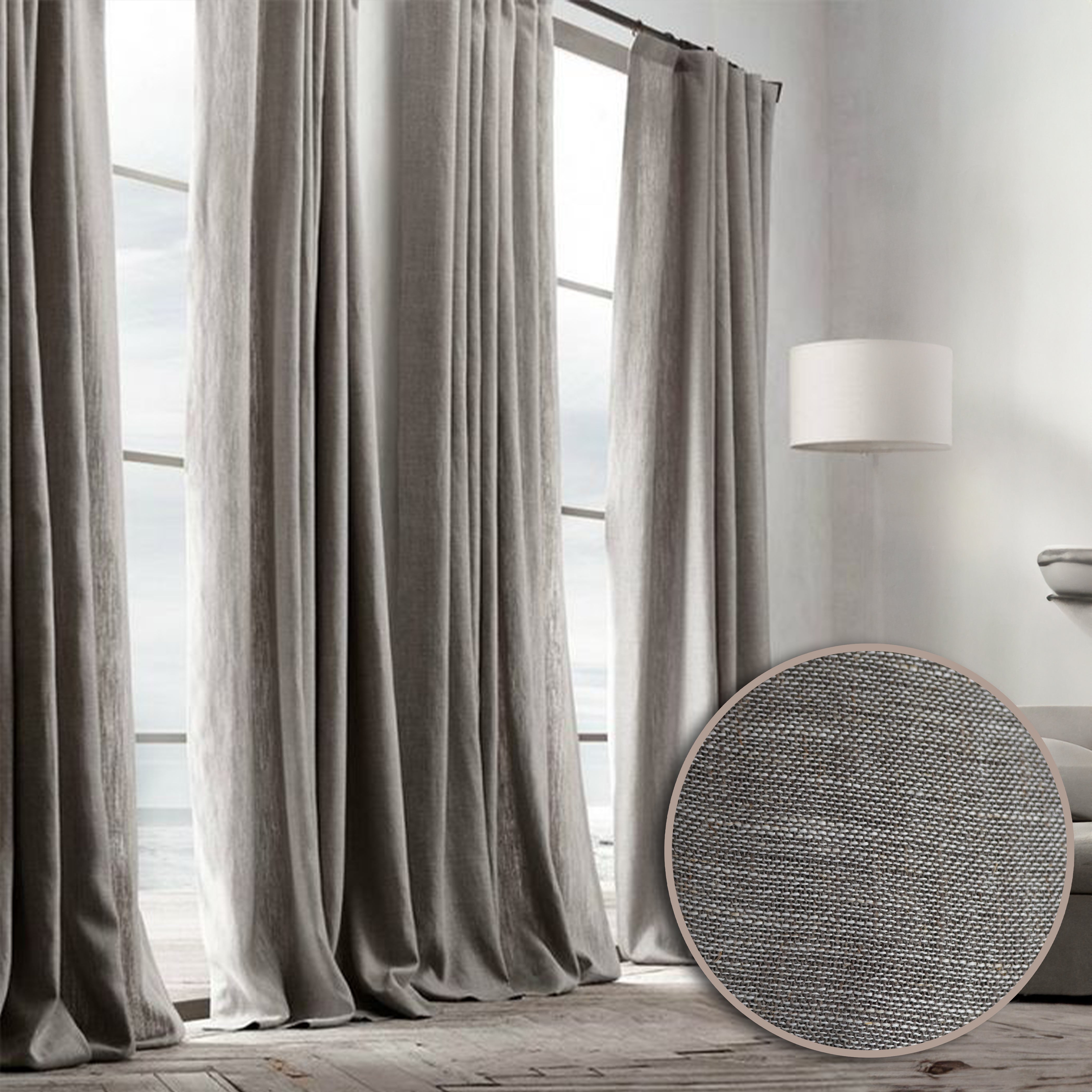 Elegant AROSA Window Curtain Fabric QX137 AROSA -  Curtains & Drapes - ebarza Furniture UAE | Shop Modern Furniture in Abu Dhabi & Dubai - مفروشات ايبازرا في الامارات | تسوق اثاث عصري وديكورات مميزة في دبي وابوظبي