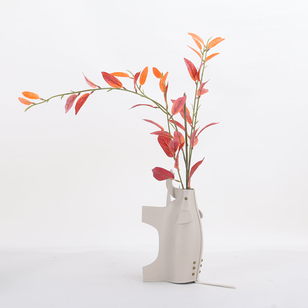 BEACON elephant vase sculpture, detailed ceramic vase with elephant design, decorative home accent piece.