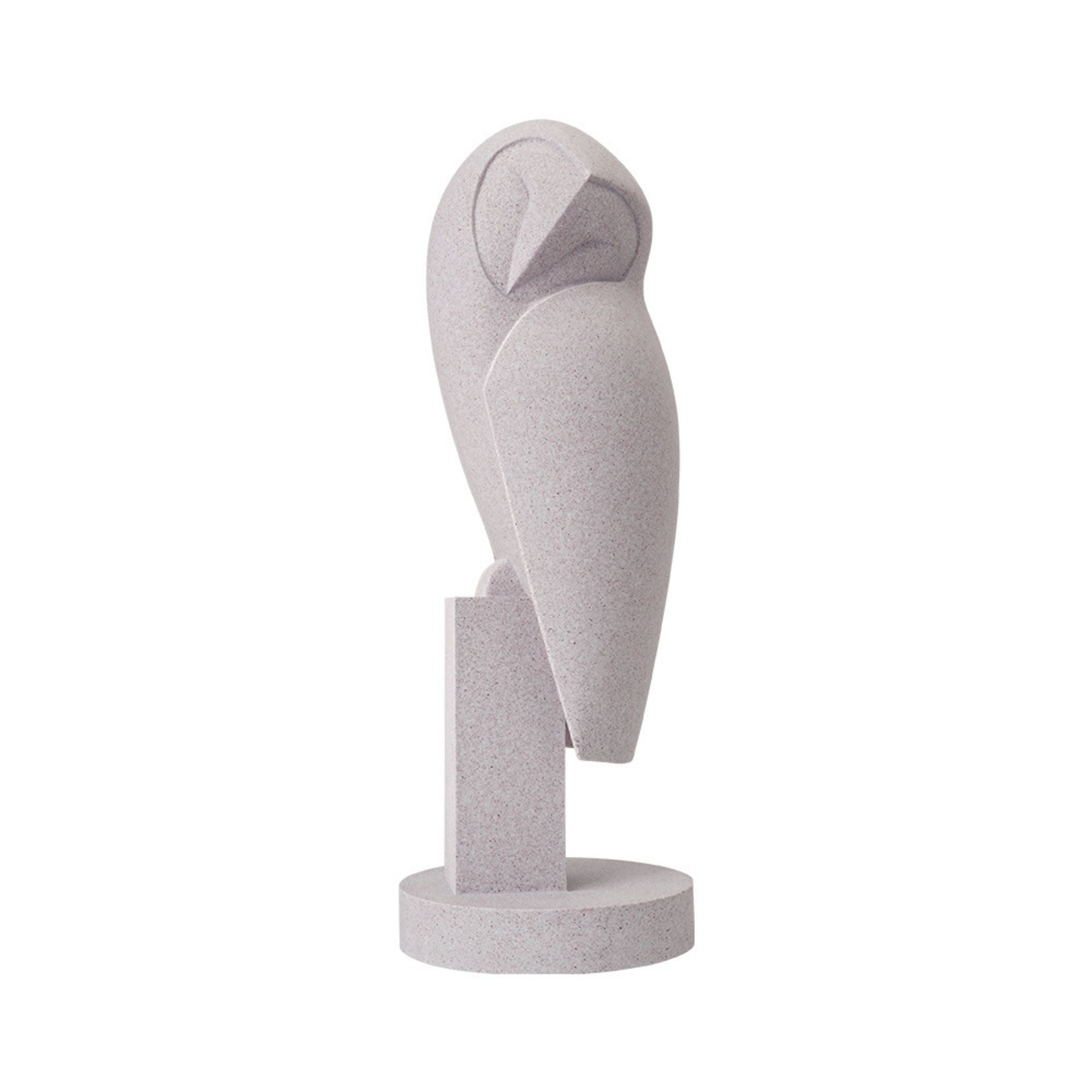 Small Emperor Chu Waited Owl figurine from BEACON home decor collection, detailed ceramic owl sculpture for display.