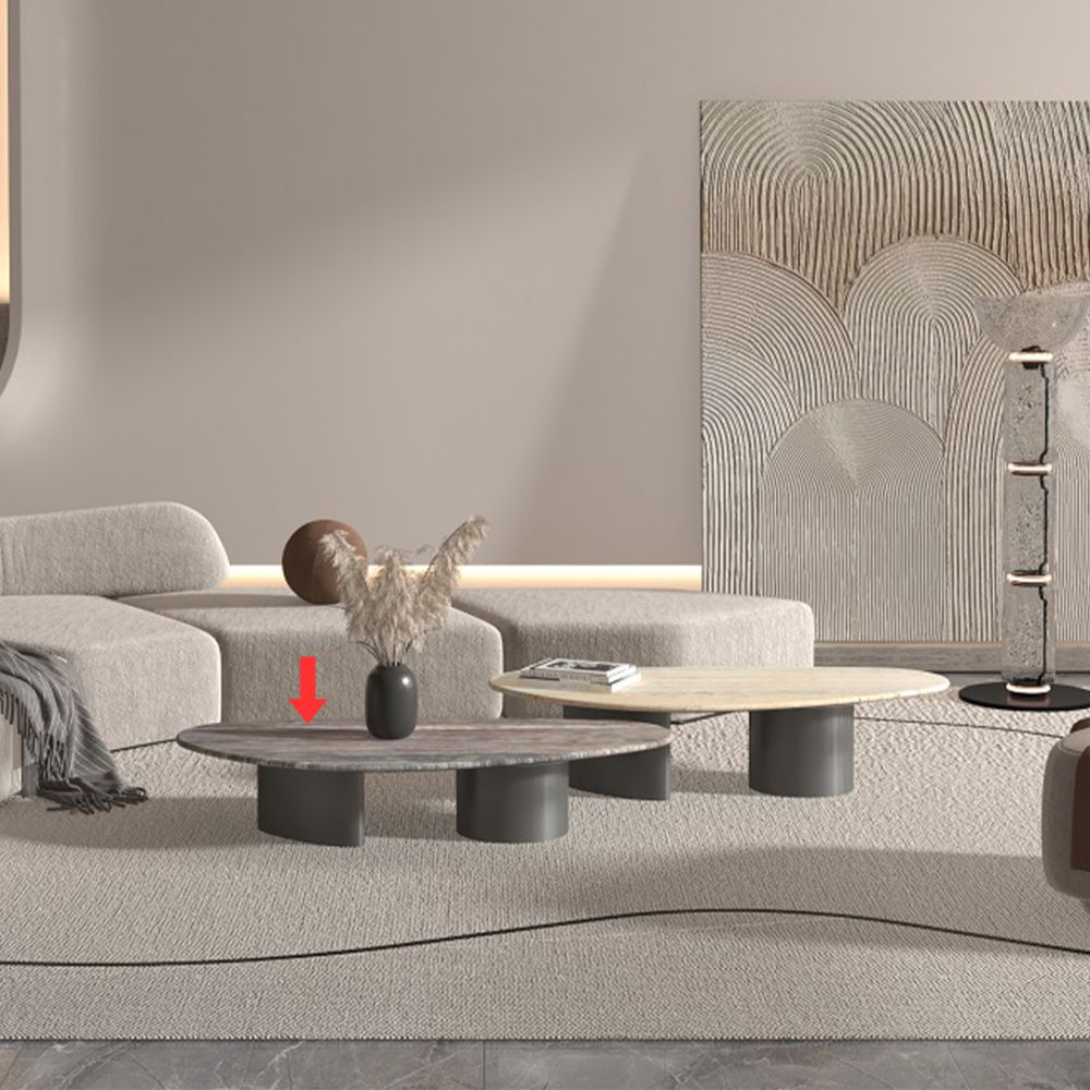Ephesus Travertine Coffee Table by A2STONE featuring a rectangular surface with natural beige travertine finish.