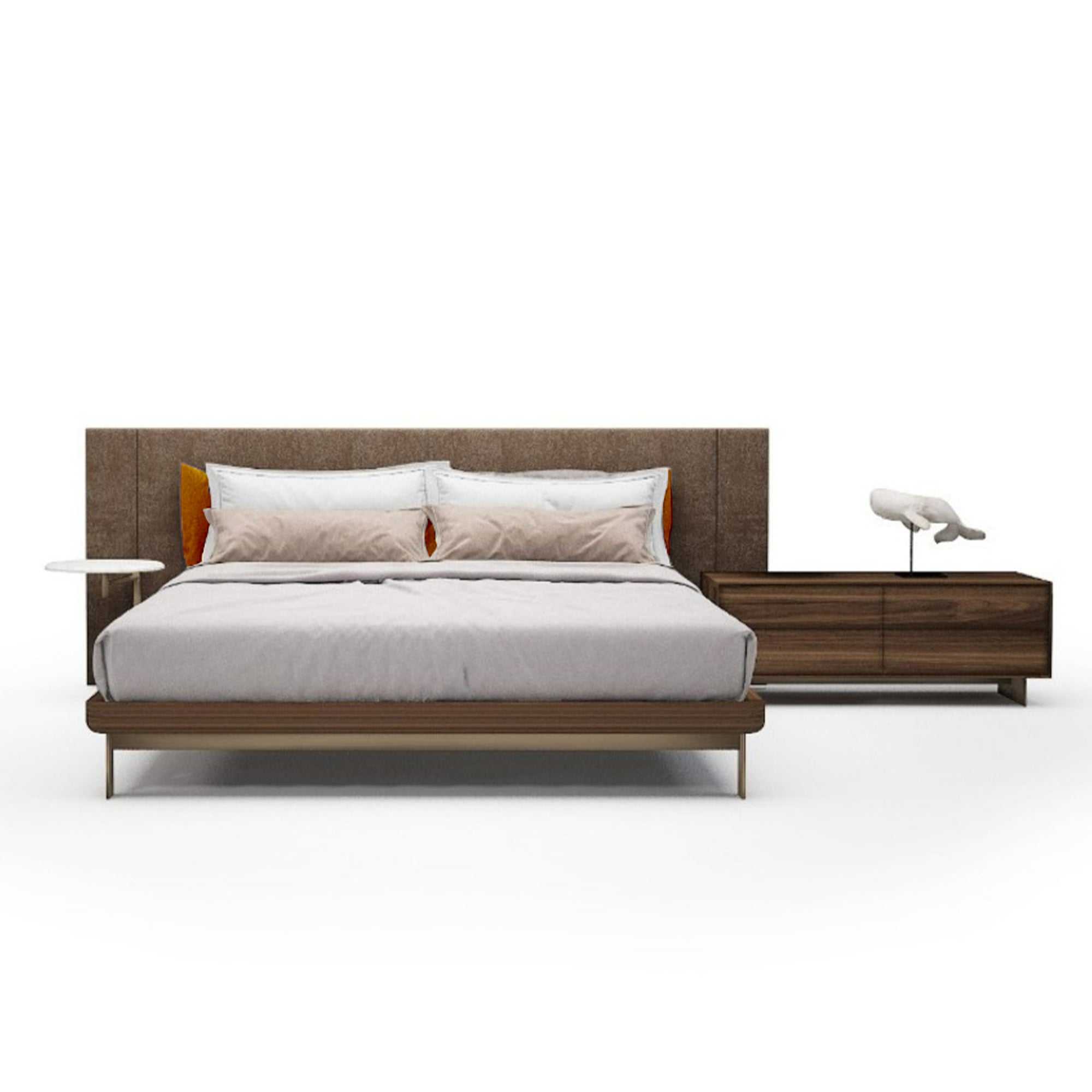 King size Era Bedstead by HOMAGE KOLTUK in 180x200, featuring a sturdy wooden frame and elegant design for a modern bedroom.