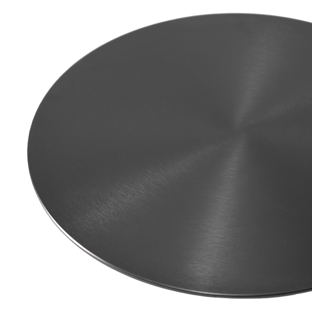 BEACON Espoo Marble Side Table with sleek round design and natural marble surface, ideal for modern living spaces.