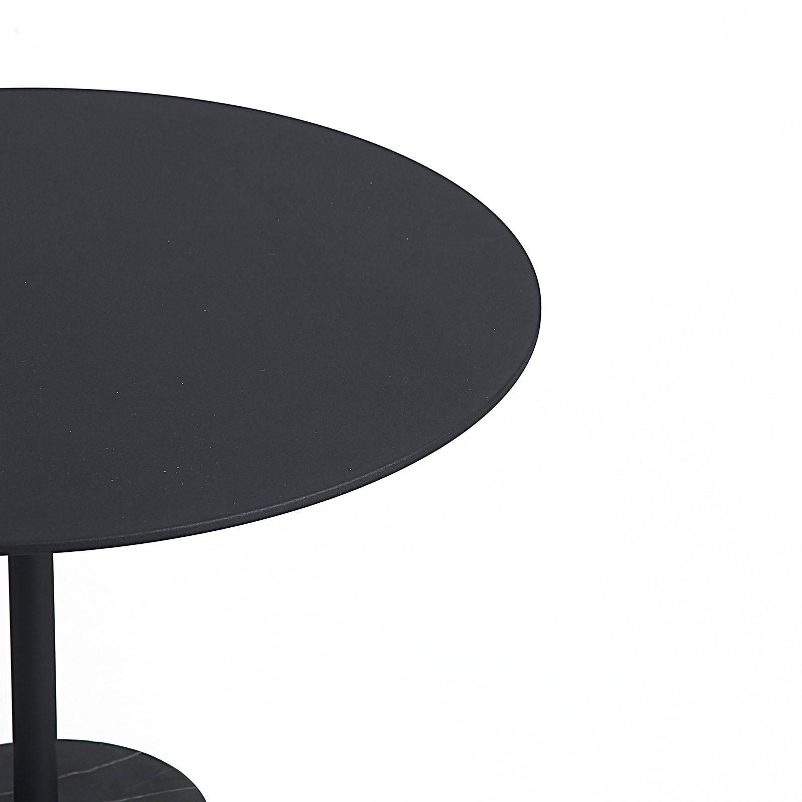 Espoo Marble Side Table Ct8684-44-Bk -  Side Tables | طاولة جانبية من الرخام من إسبو - ebarza Furniture UAE | Shop Modern Furniture in Abu Dhabi & Dubai - مفروشات ايبازرا في الامارات | تسوق اثاث عصري وديكورات مميزة في دبي وابوظبي