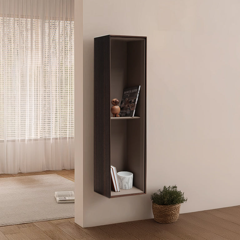 Eucalyptus wood shelf by BEACON, modern wall-mounted shelving unit with natural wood finish for home storage and decor.