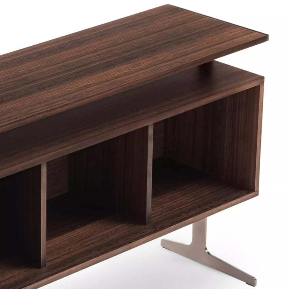 Eucalyptus BEACON IBG-B205 TV unit with storage compartments, modern design, and sleek finish for living room organization.