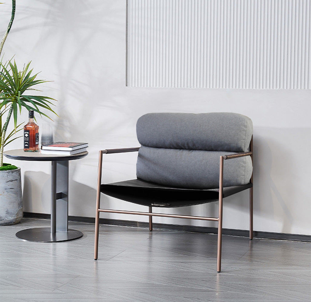 Eugene Lounge Chair MLL-A95-Black dark Gray -  Lounge Chairs - ebarza Furniture UAE | Shop Modern Furniture in Abu Dhabi & Dubai - مفروشات ايبازرا في الامارات | تسوق اثاث عصري وديكورات مميزة في دبي وابوظبي