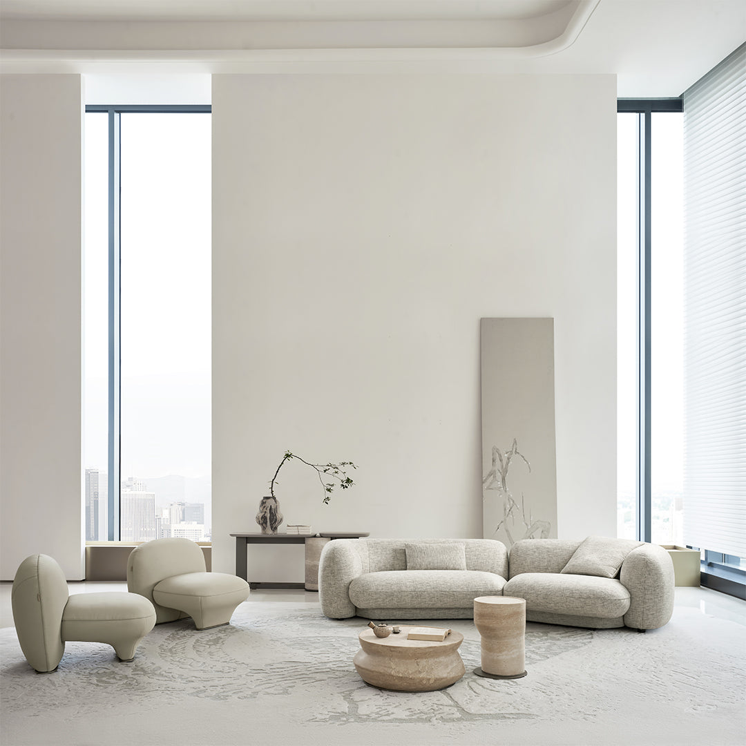 Pre-order 25 Days Delivery Euphoria 4 Seater Curved Sofa - AMCJ-S6002 -  Sofas - ebarza Furniture UAE | Shop Modern Furniture in Abu Dhabi & Dubai - مفروشات ايبازرا في الامارات | تسوق اثاث عصري وديكورات مميزة في دبي وابوظبي