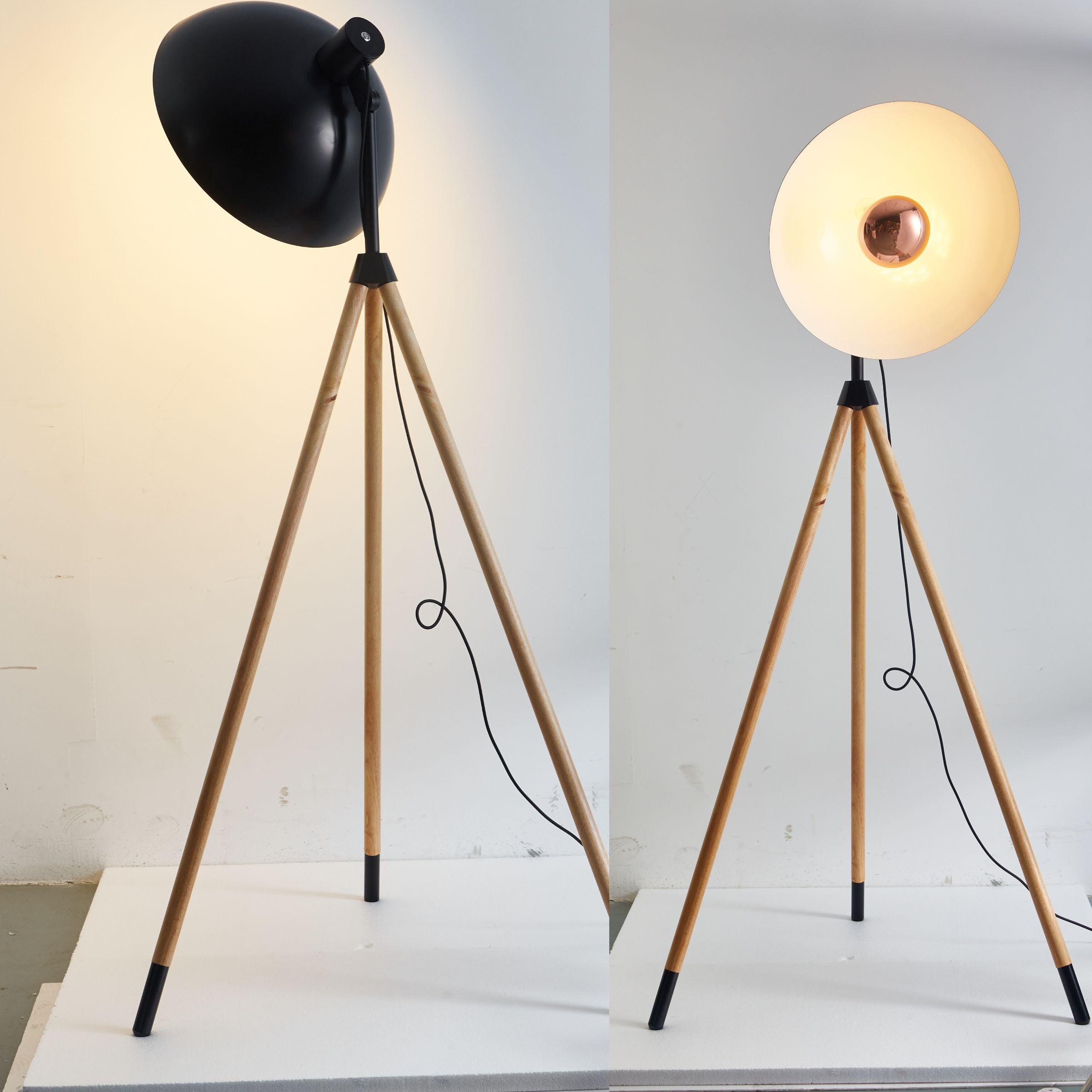 Fame Wooden Floor Lamp CY-LTD-1007 -  Floor Lamps - ebarza Furniture UAE | Shop Modern Furniture in Abu Dhabi & Dubai - مفروشات ايبازرا في الامارات | تسوق اثاث عصري وديكورات مميزة في دبي وابوظبي