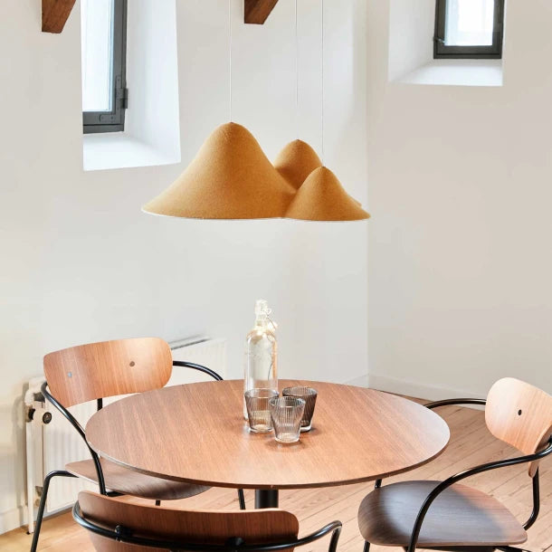 Felt pendant lamp FY-PE399-S by BEACON, featuring a soft, textured felt shade hanging from a sleek pendant light fixture.