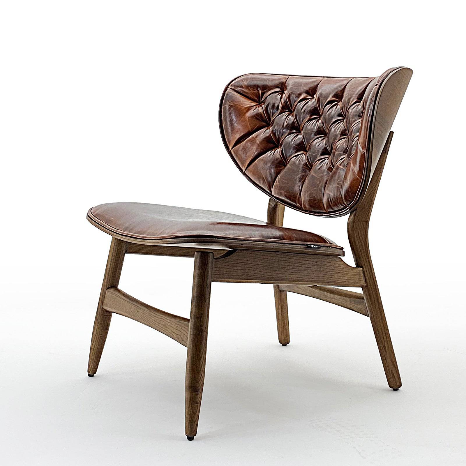 Flora Lounge Chair Flora-Pullup-Vintage Brown -  Lounge Chairs | كرسي صالة فلورا - ebarza Furniture UAE | Shop Modern Furniture in Abu Dhabi & Dubai - مفروشات ايبازرا في الامارات | تسوق اثاث عصري وديكورات مميزة في دبي وابوظبي
