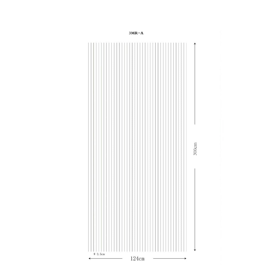 Beige flute pattern wallpaper by BEACON, featuring soft, elegant design in color F246-3 for stylish interior decor.