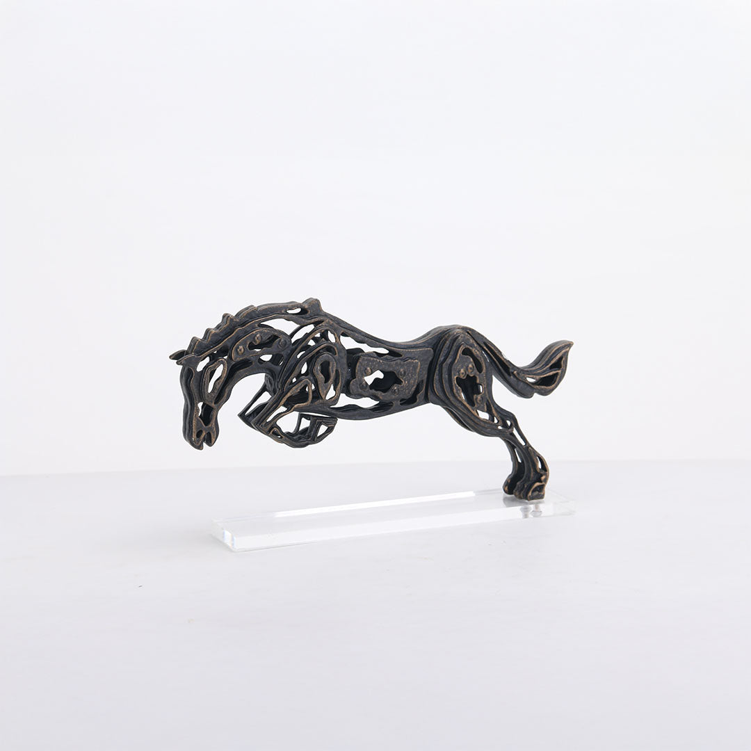 Flying Horse Sculpture - KA3109 -  Home Decor Figurines - ebarza Furniture UAE | Shop Modern Furniture in Abu Dhabi & Dubai - مفروشات ايبازرا في الامارات | تسوق اثاث عصري وديكورات مميزة في دبي وابوظبي