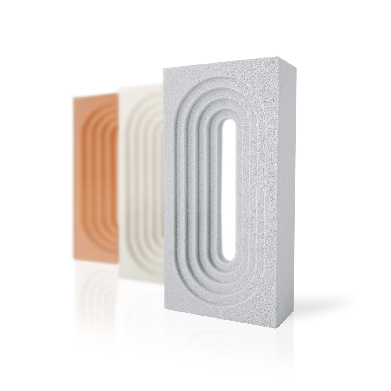 Foam ceramic art hollow brick concrete wall panels by BEACON CCDG, model KZX-400-36A, used for decorative wall construction.