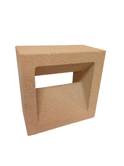 Foam Ceramic Art Hollow Brick Khaki 056B  KZX-400-D16 -  Wall Panels - ebarza Furniture UAE | Shop Modern Furniture in Abu Dhabi & Dubai - مفروشات ايبازرا في الامارات | تسوق اثاث عصري وديكورات مميزة في دبي وابوظبي