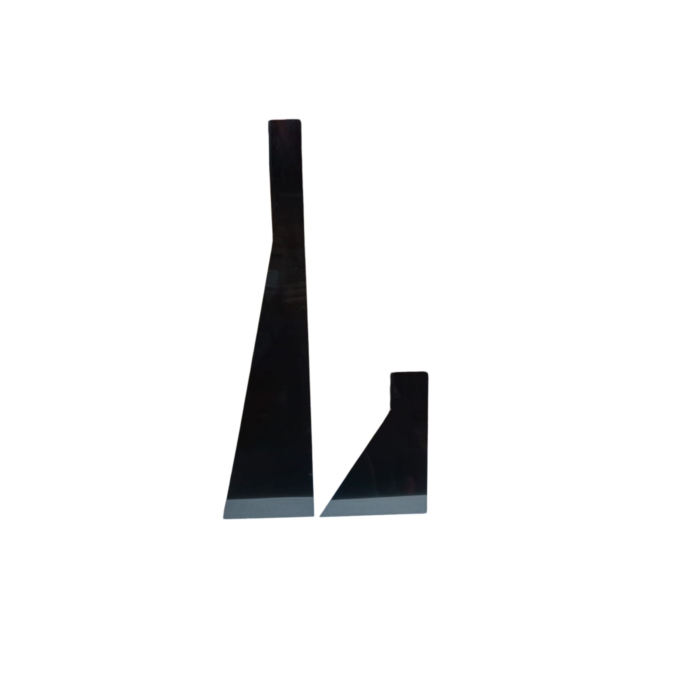 Black folding ornament figurine from BEACON, a stylish home decor piece with a sleek, modern design.