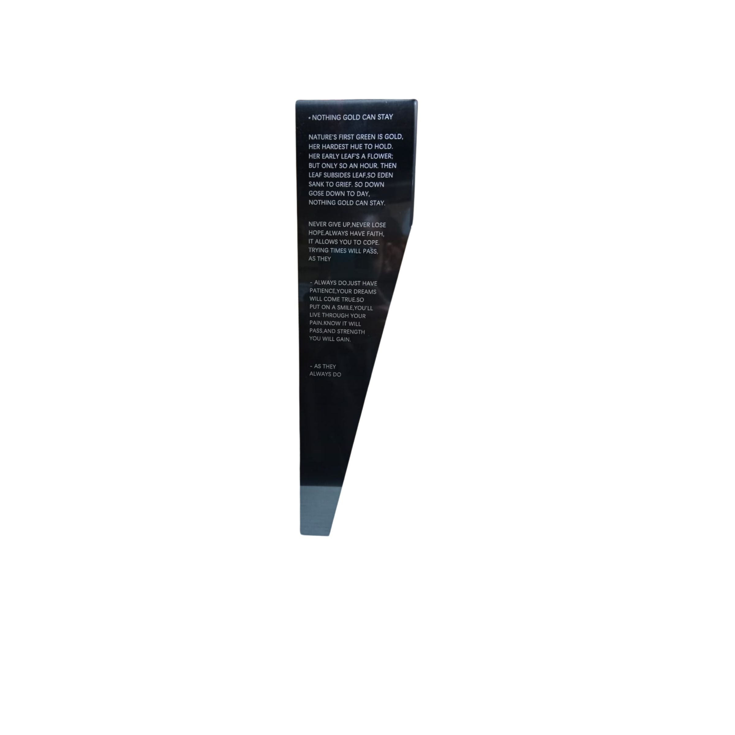 Black folding ornament figurine by BEACON, decorative home decor piece with a sleek, modern design.