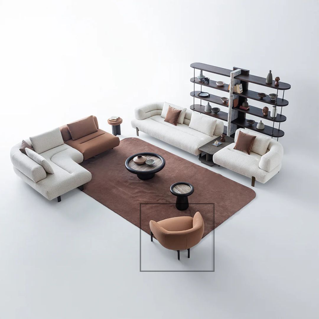 Freda Armchair HM-FOR/CHAIR021 -  Armchairs - ebarza Furniture UAE | Shop Modern Furniture in Abu Dhabi & Dubai - مفروشات ايبازرا في الامارات | تسوق اثاث عصري وديكورات مميزة في دبي وابوظبي