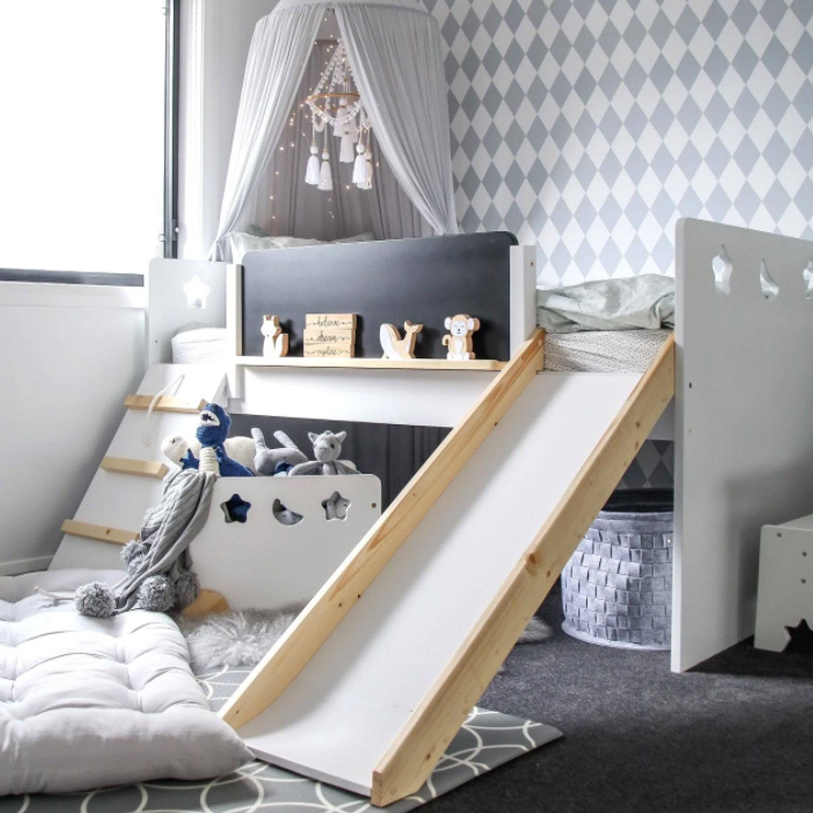 Fun Kids Bed HK-C004 -  Kids Beds | سرير أطفال - ebarza Furniture UAE | Shop Modern Furniture in Abu Dhabi & Dubai - مفروشات ايبازرا في الامارات | تسوق اثاث عصري وديكورات مميزة في دبي وابوظبي
