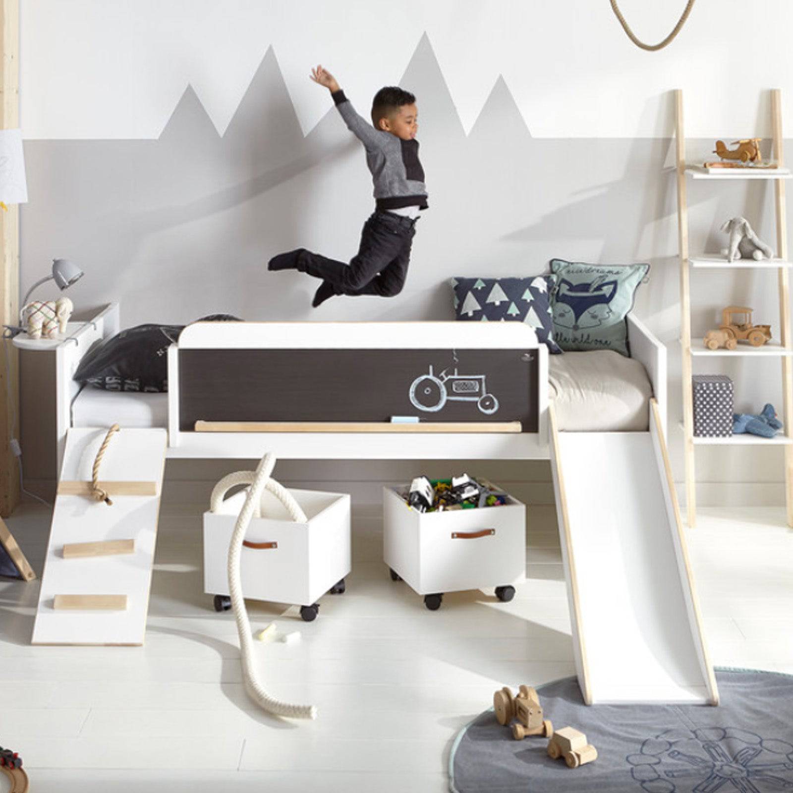 Fun Kids Bed HK-C004 -  Kids Beds | سرير أطفال - ebarza Furniture UAE | Shop Modern Furniture in Abu Dhabi & Dubai - مفروشات ايبازرا في الامارات | تسوق اثاث عصري وديكورات مميزة في دبي وابوظبي