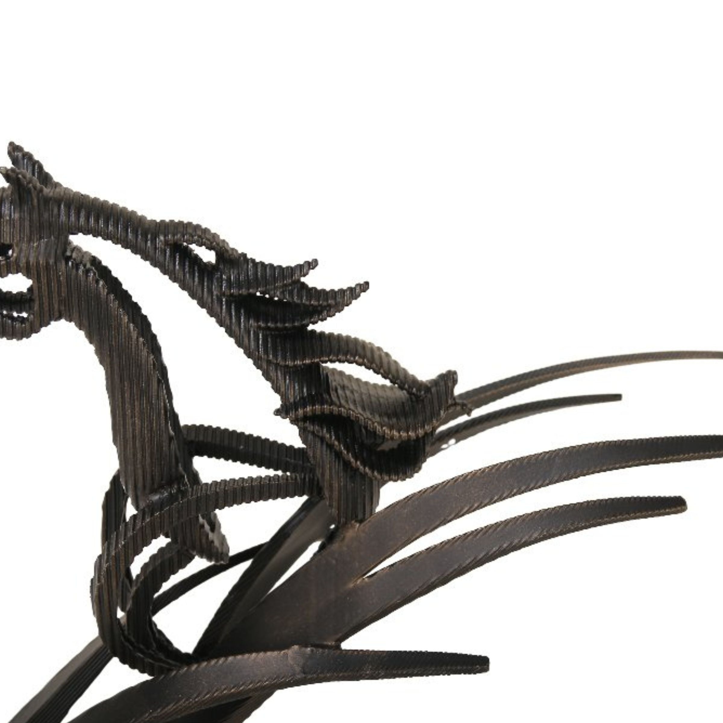 Bronze galloping horse statue from Beacon home decor figurines, detailed horse sculpture for stylish interior decoration