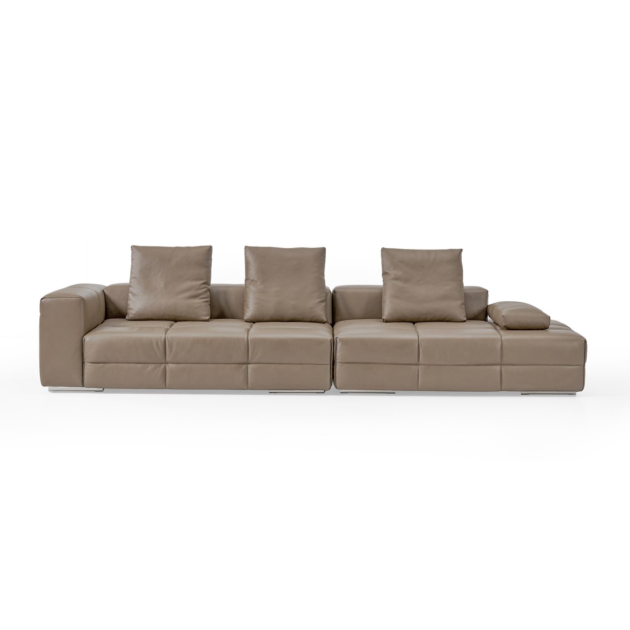 BEACON Genoa 4 Seater Sofa SF074-4 with plush fabric and modern design, shown in a cozy living room setting.