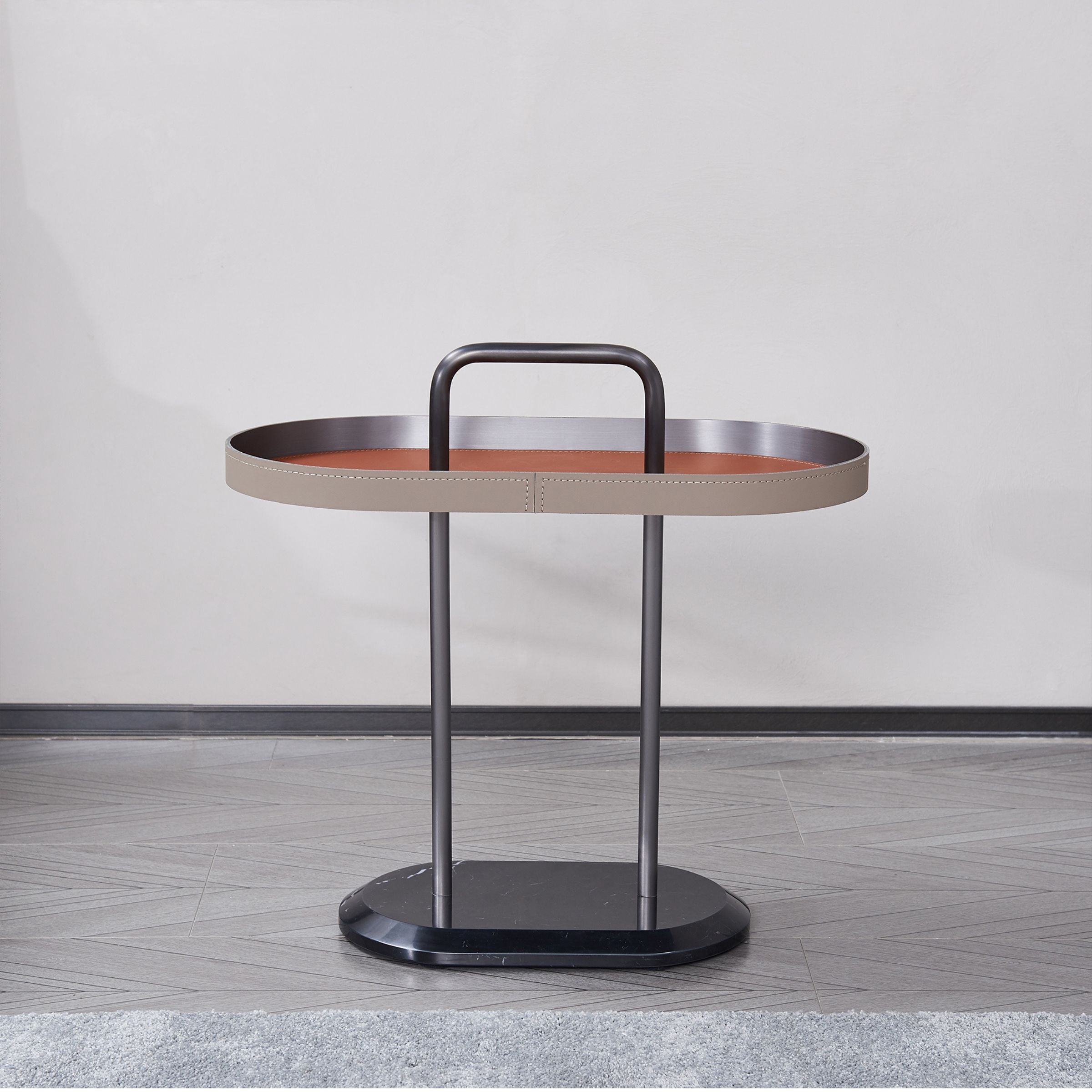 Geometric Round Bistro Side Table MLL-D114 -  Side Tables - ebarza Furniture UAE | Shop Modern Furniture in Abu Dhabi & Dubai - مفروشات ايبازرا في الامارات | تسوق اثاث عصري وديكورات مميزة في دبي وابوظبي