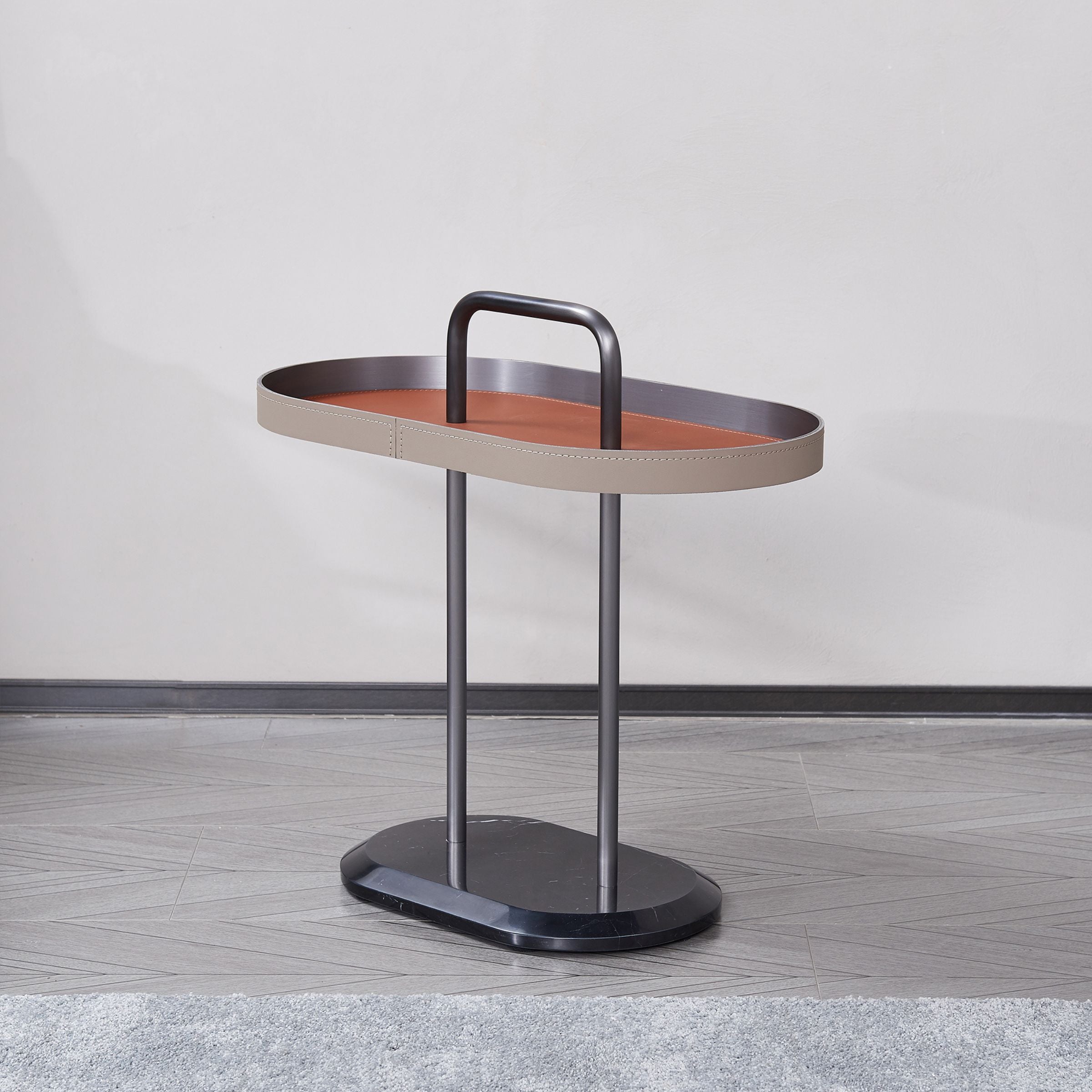 Geometric Round Bistro Side Table MLL-D114 -  Side Tables - ebarza Furniture UAE | Shop Modern Furniture in Abu Dhabi & Dubai - مفروشات ايبازرا في الامارات | تسوق اثاث عصري وديكورات مميزة في دبي وابوظبي