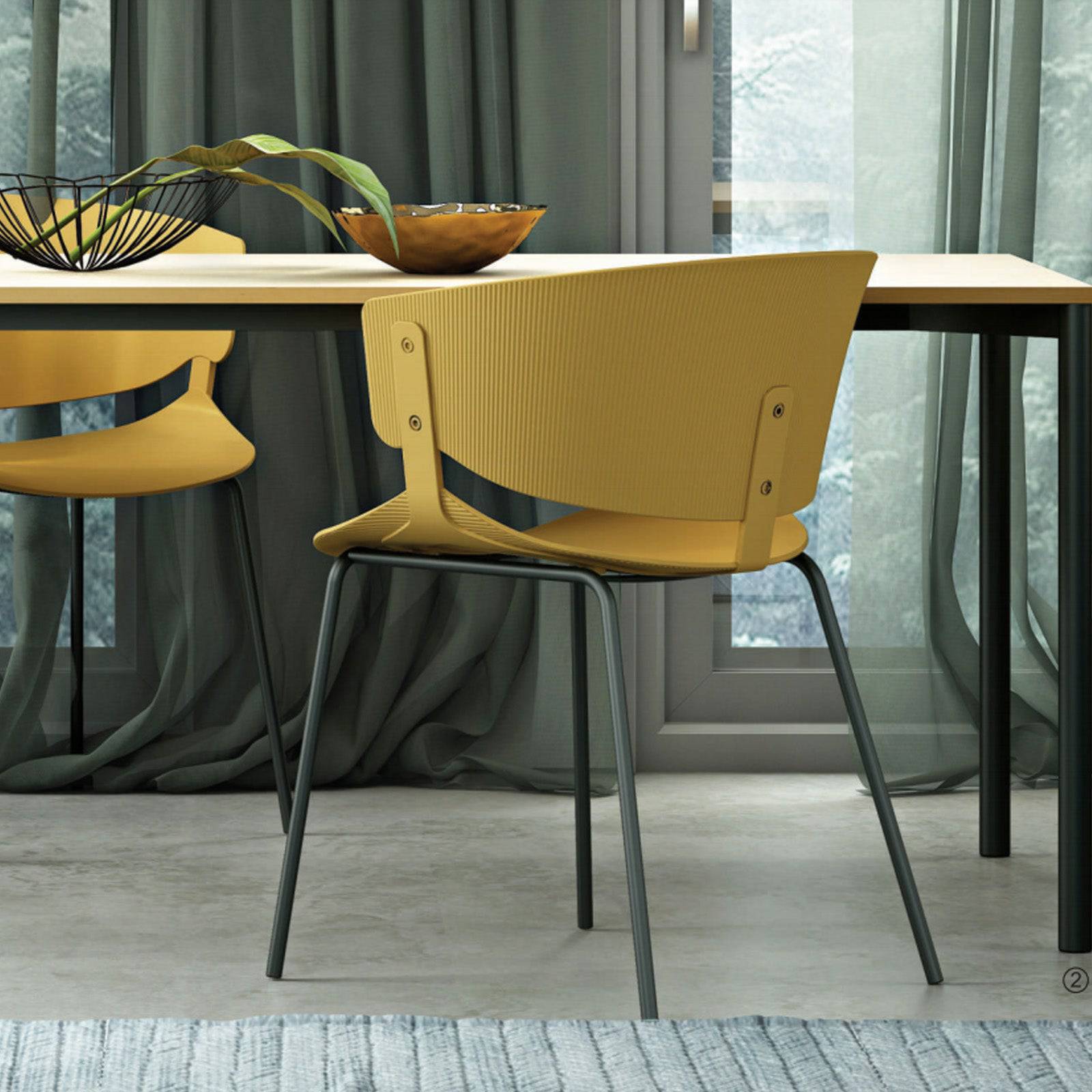 Ginger Dining Chair Arm-001 -  Chairs | كرسي جينجر - ebarza Furniture UAE | Shop Modern Furniture in Abu Dhabi & Dubai - مفروشات ايبازرا في الامارات | تسوق اثاث عصري وديكورات مميزة في دبي وابوظبي