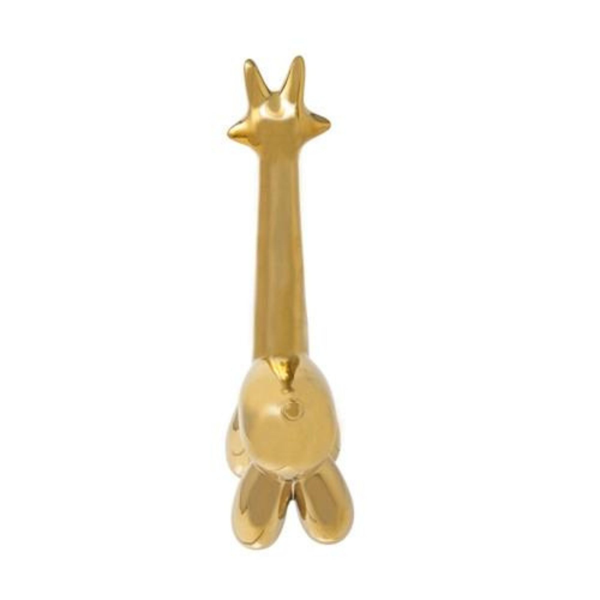Gold Giraffe Balloon Animal 13655-01 -  Home Decor Figurines | حيوان بالون زرافة ذهبي - ebarza Furniture UAE | Shop Modern Furniture in Abu Dhabi & Dubai - مفروشات ايبازرا في الامارات | تسوق اثاث عصري وديكورات مميزة في دبي وابوظبي