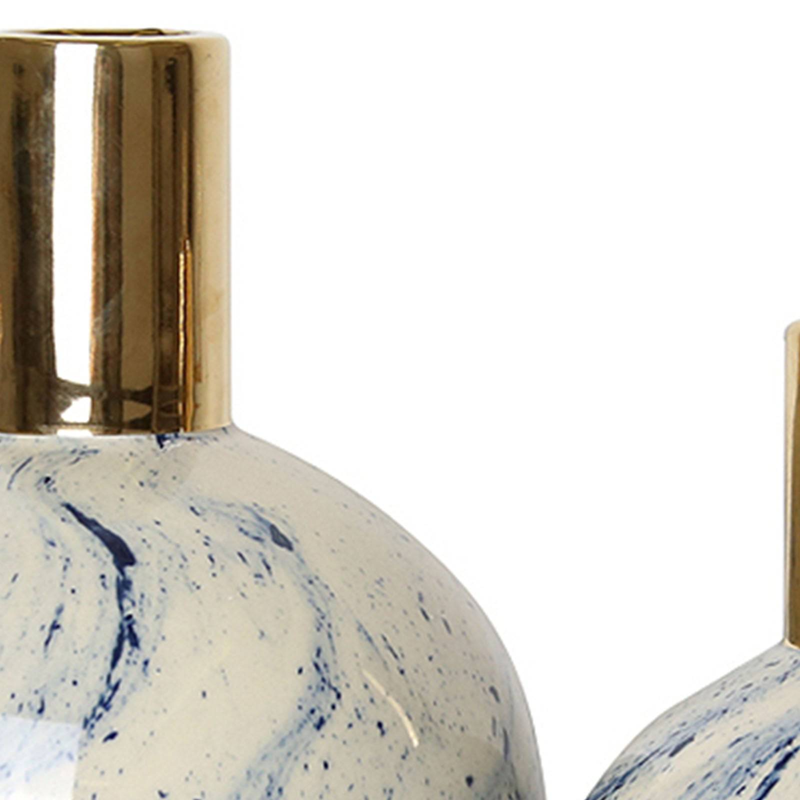 Golden Sky Handmade Decorative Vase Fa-D1981A -  Vases - ebarza Furniture UAE | Shop Modern Furniture in Abu Dhabi & Dubai - مفروشات ايبازرا في الامارات | تسوق اثاث عصري وديكورات مميزة في دبي وابوظبي