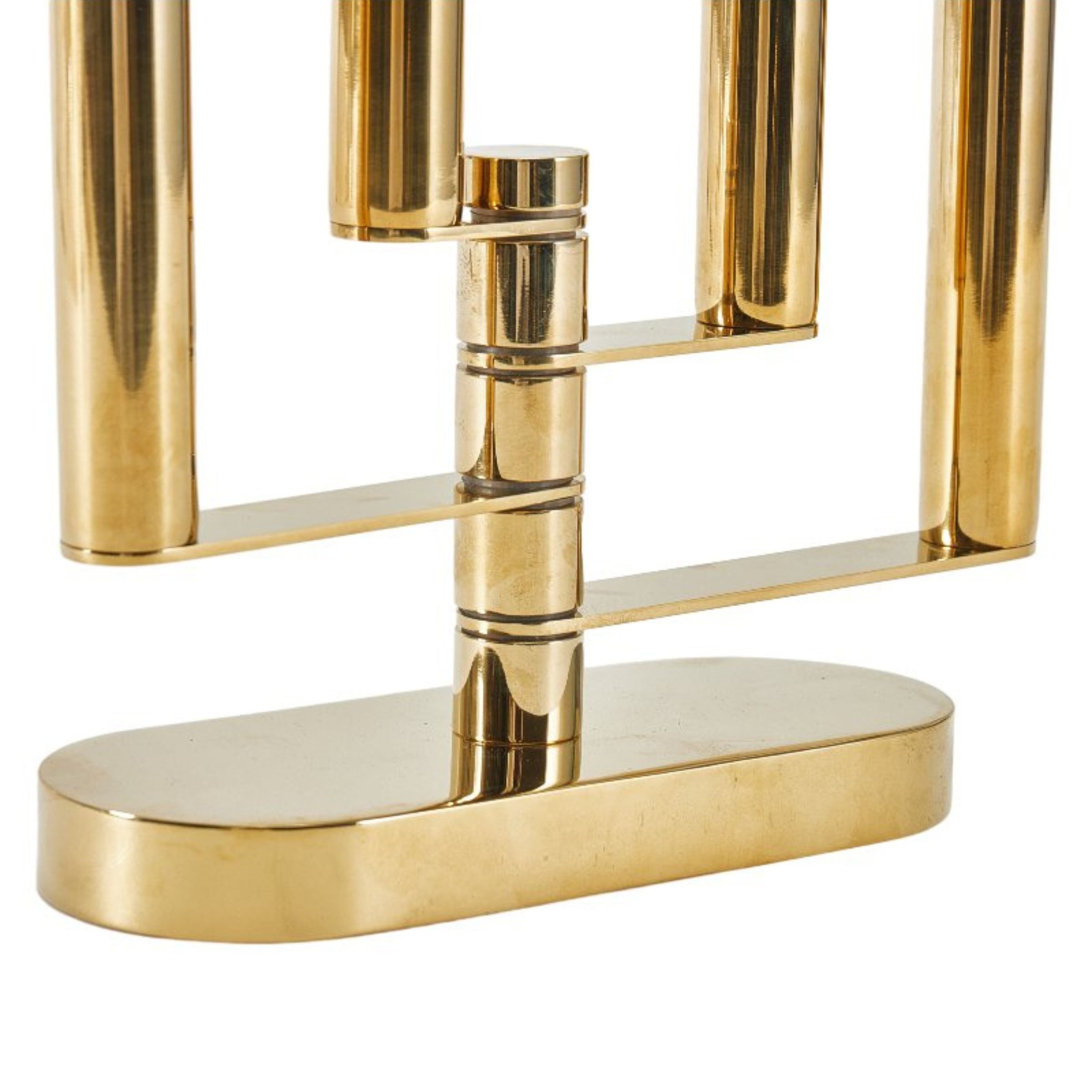 GOLDEN STEEL FLEXIABLE CANDLE HOLDER TX0042 -  Candle Holders - ebarza Furniture UAE | Shop Modern Furniture in Abu Dhabi & Dubai - مفروشات ايبازرا في الامارات | تسوق اثاث عصري وديكورات مميزة في دبي وابوظبي