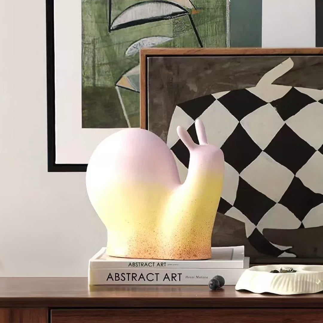 Gradient Snail B home decor figurine by BEACON, featuring a colorful, artistic snail design for stylish interior decoration.