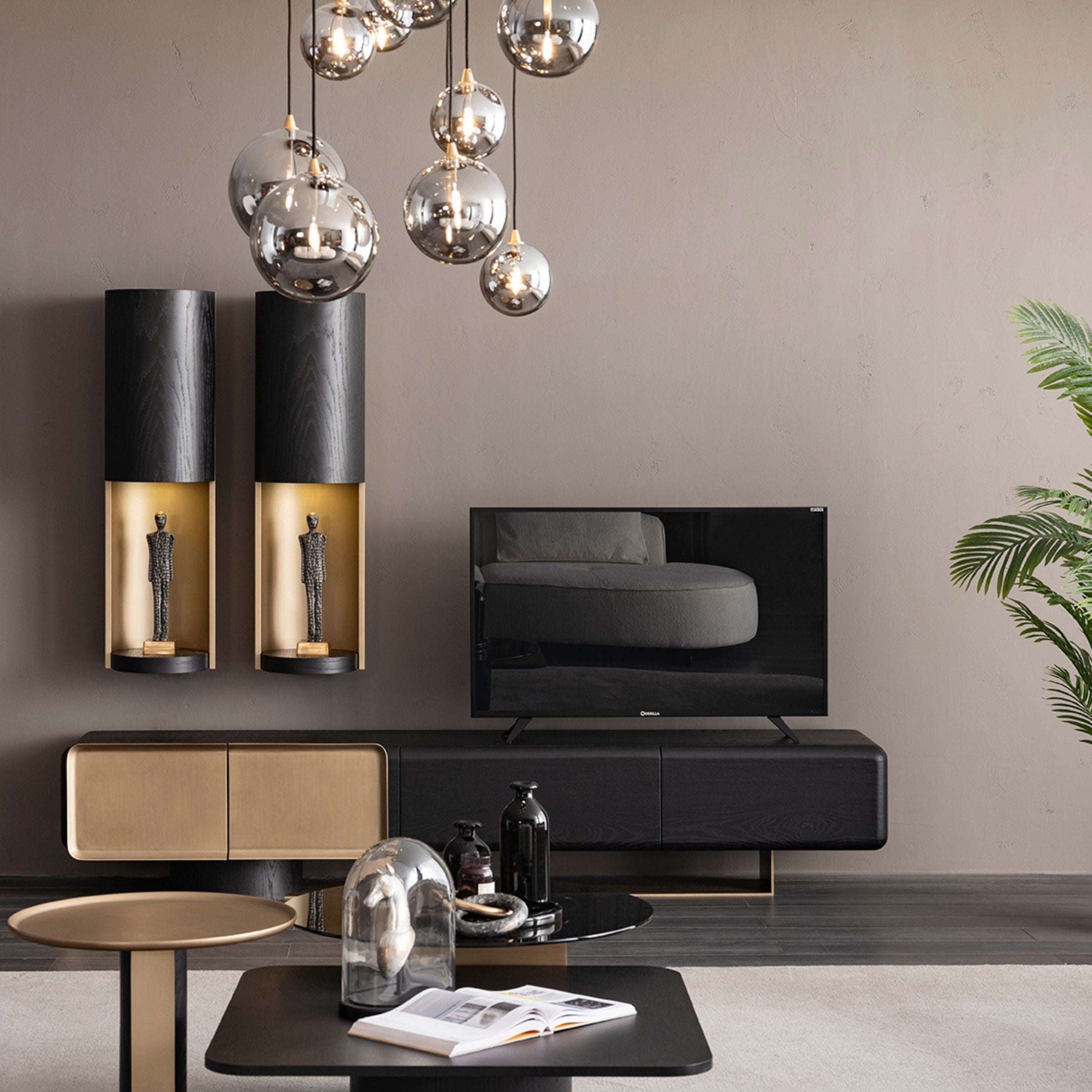 Display Item - Grande Set of 2 Wall shelves  ORXGRND-TVU255 Nakheel -  DISPLAY ITEM - ebarza Furniture UAE | Shop Modern Furniture in Abu Dhabi & Dubai - مفروشات ايبازرا في الامارات | تسوق اثاث عصري وديكورات مميزة في دبي وابوظبي