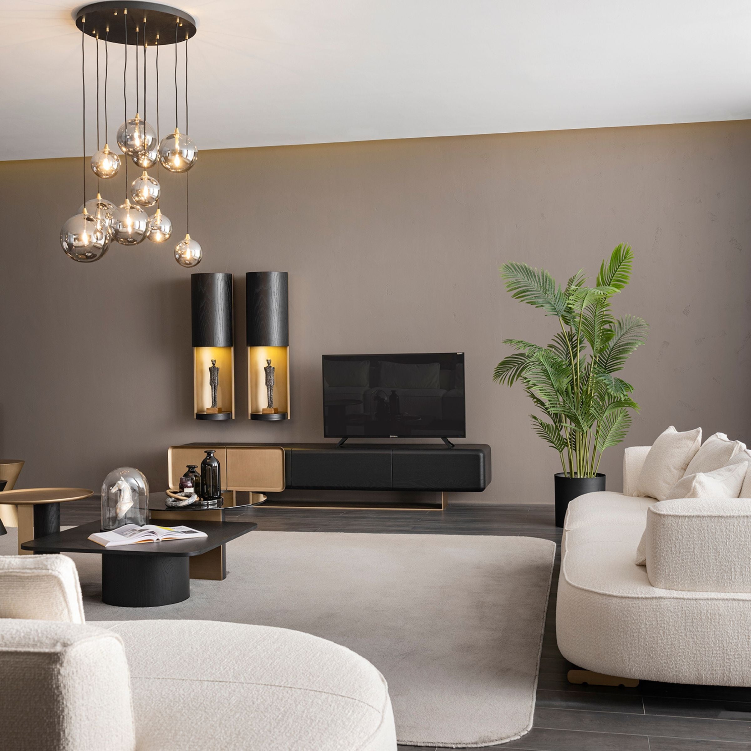 Grande Set of 2 Wall shelves  ORXGRND-TVU255 -  TV Units - ebarza Furniture UAE | Shop Modern Furniture in Abu Dhabi & Dubai - مفروشات ايبازرا في الامارات | تسوق اثاث عصري وديكورات مميزة في دبي وابوظبي