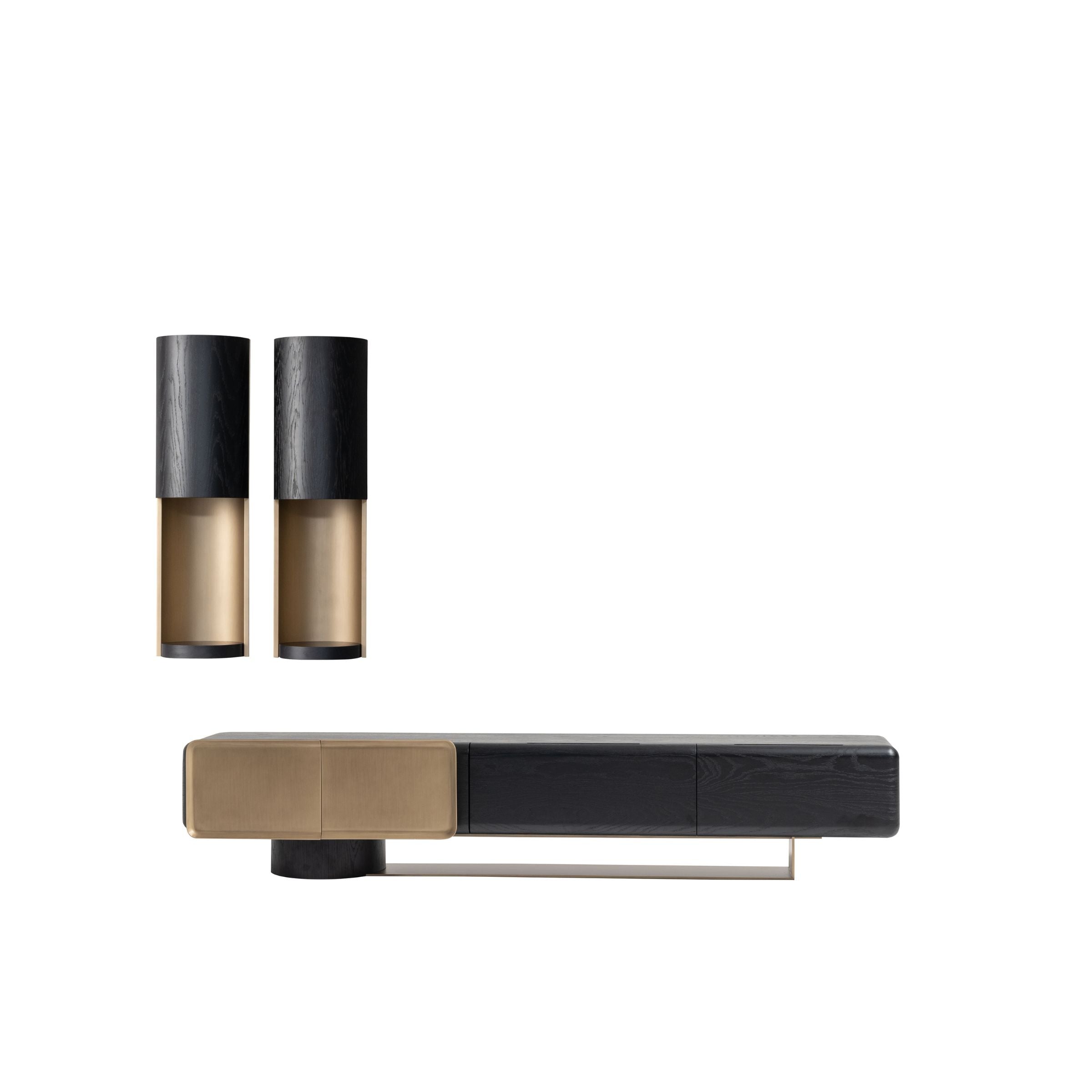 Display Item - Grande Set of 2 Wall shelves  ORXGRND-TVU255 Nakheel -  DISPLAY ITEM - ebarza Furniture UAE | Shop Modern Furniture in Abu Dhabi & Dubai - مفروشات ايبازرا في الامارات | تسوق اثاث عصري وديكورات مميزة في دبي وابوظبي